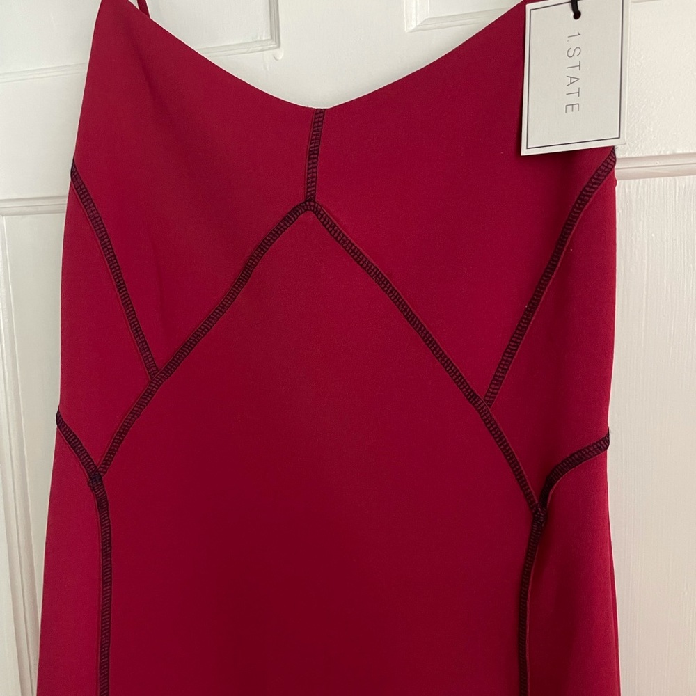 1 State Spaghetti Strap Cocktail Dress